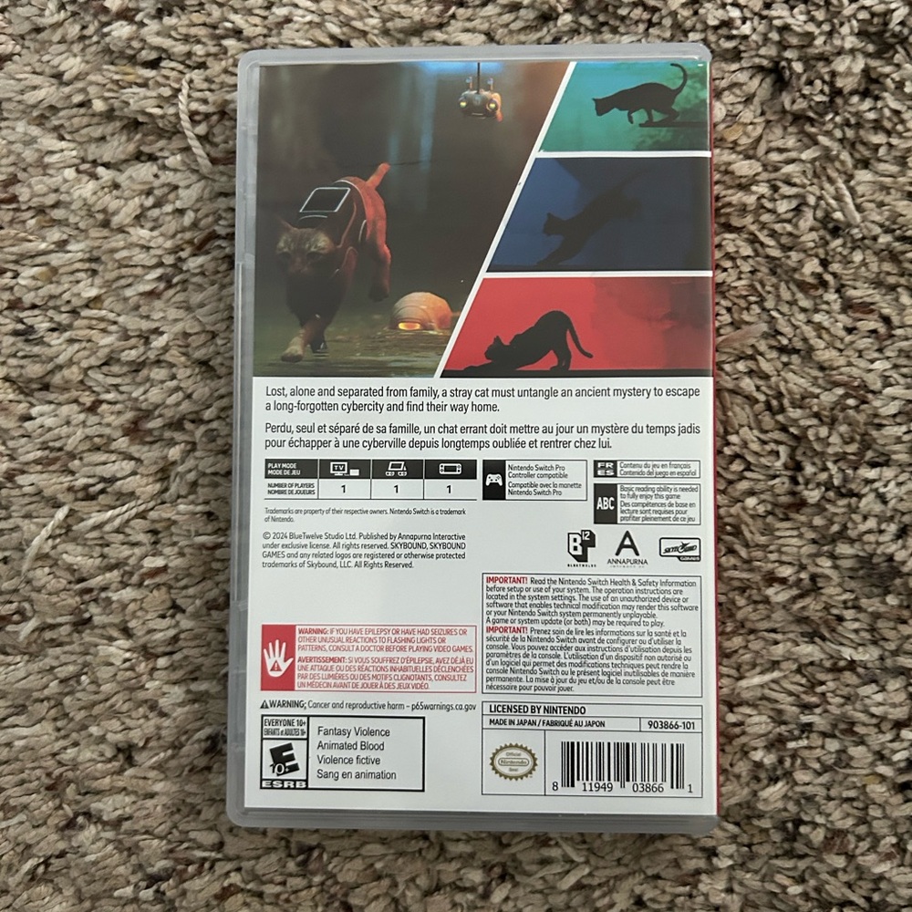 Nintendo Switch - Stray (Orange Cat Cover) - Picture 2 of 3